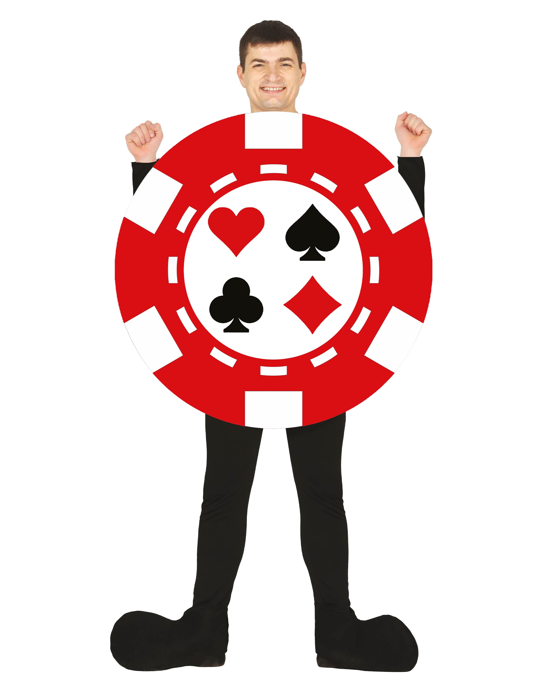 Pokerchip-Kostüm für Erwachsene von FIESTAS GUIRCA, S.L.