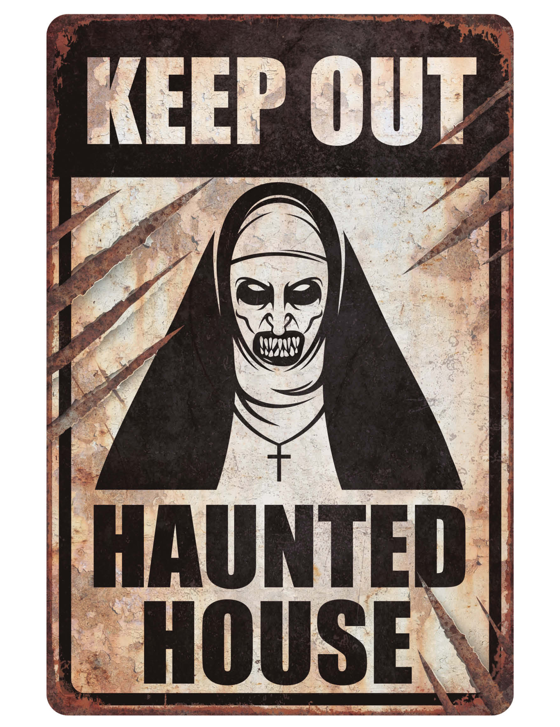 Poster Horror Nonne aus Karton 24 x 36 cm Raum Deko Poster Horror Nonne aus Karton 24 x 36 cm Raum Deko von FIESTAS GUIRCA, S.L.