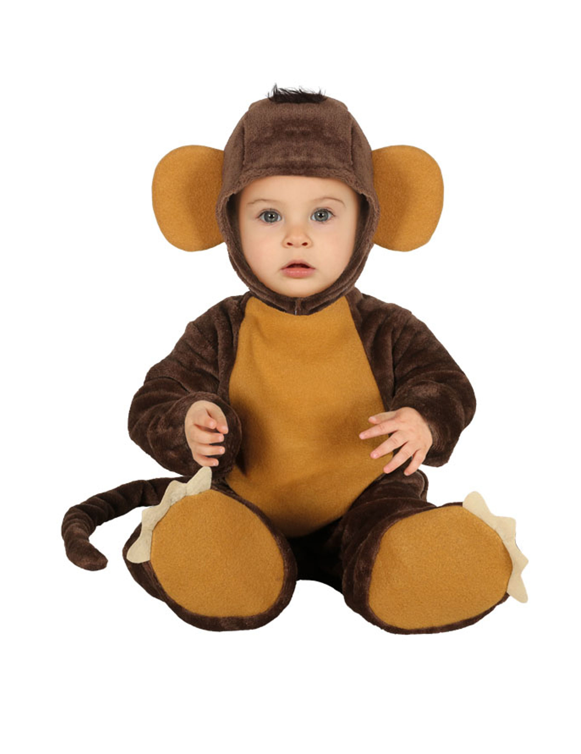 Schimpansen-Kostüm für Babys Tierkostüm braun von FIESTAS GUIRCA, S.L.