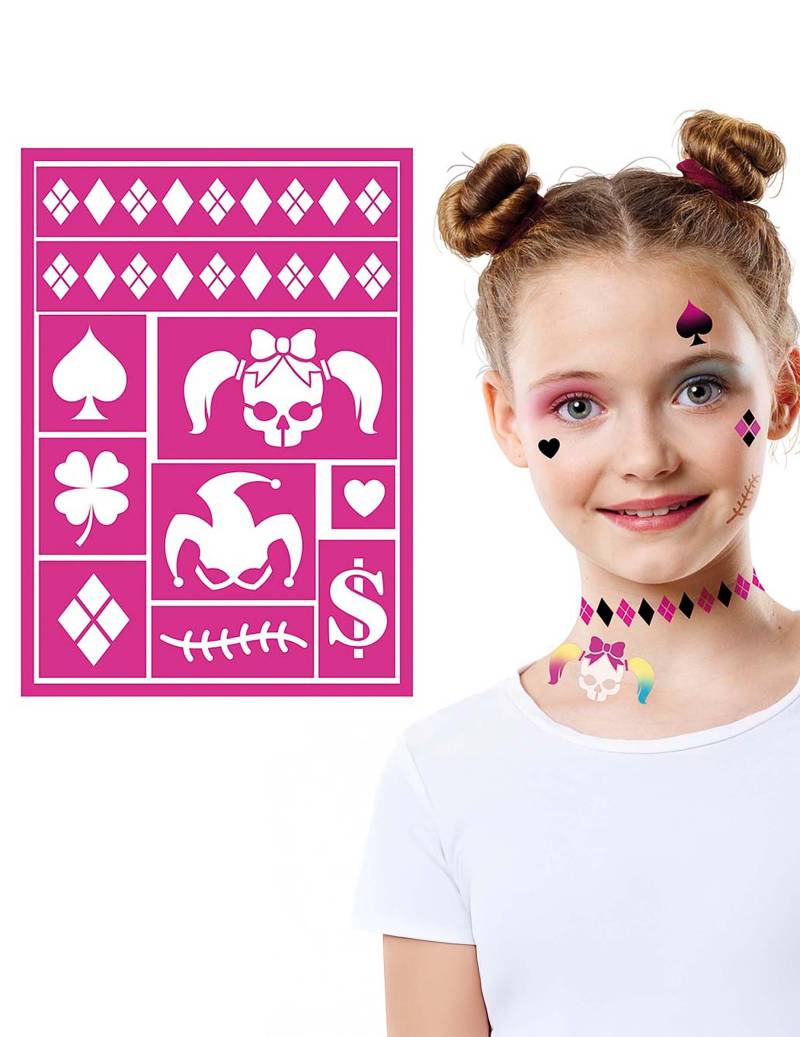 Schminkschablone Harlekin Clown von FIESTAS GUIRCA, S.L.