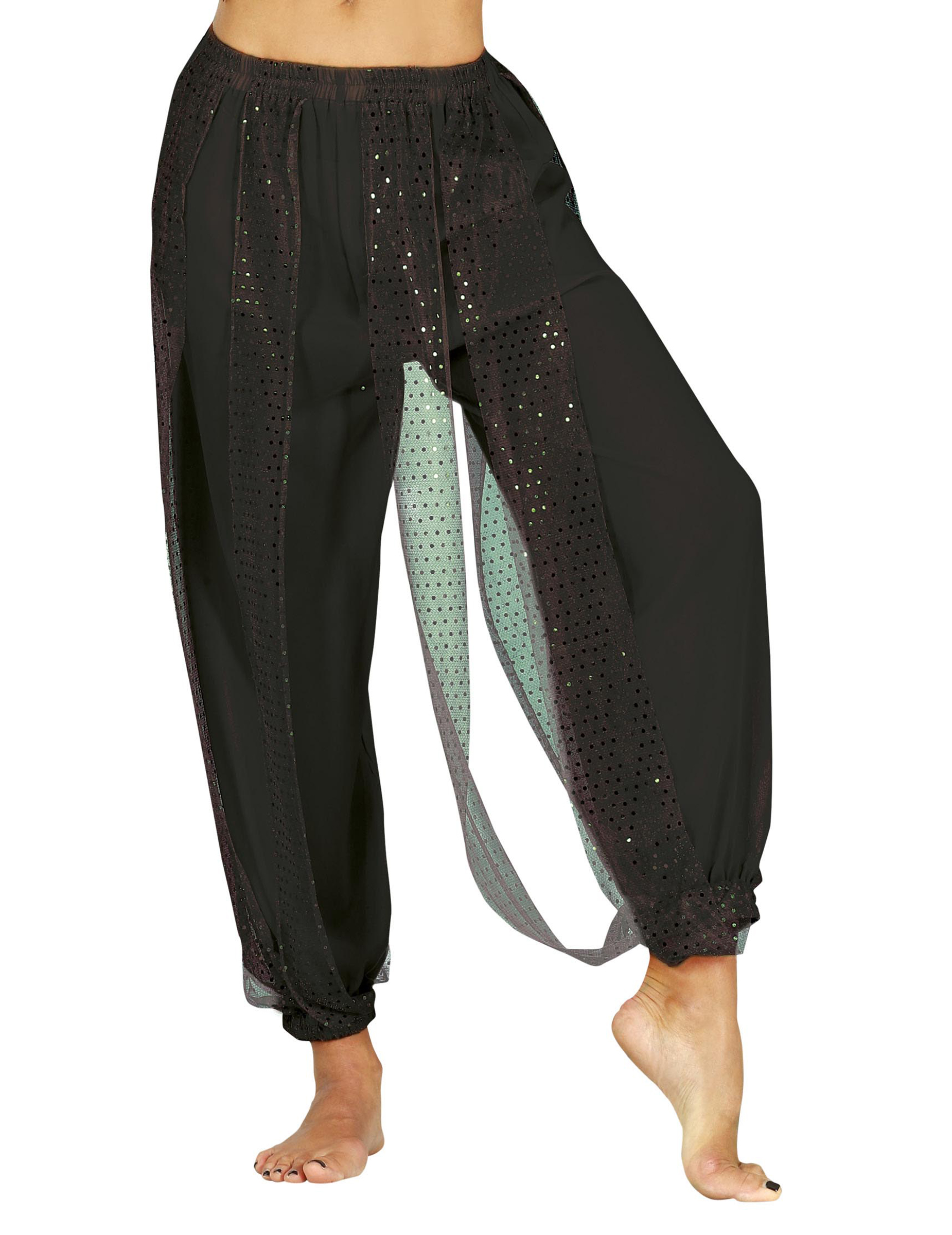 Schwarze Bauchtänzerin-Hose von FIESTAS GUIRCA, S.L.