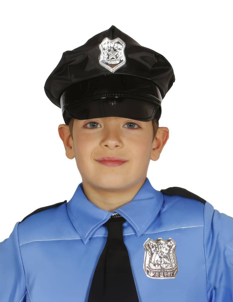 Schwarze Polizeimütze für Kinder Schwarze Polizeimütze für Kinder von FIESTAS GUIRCA, S.L.