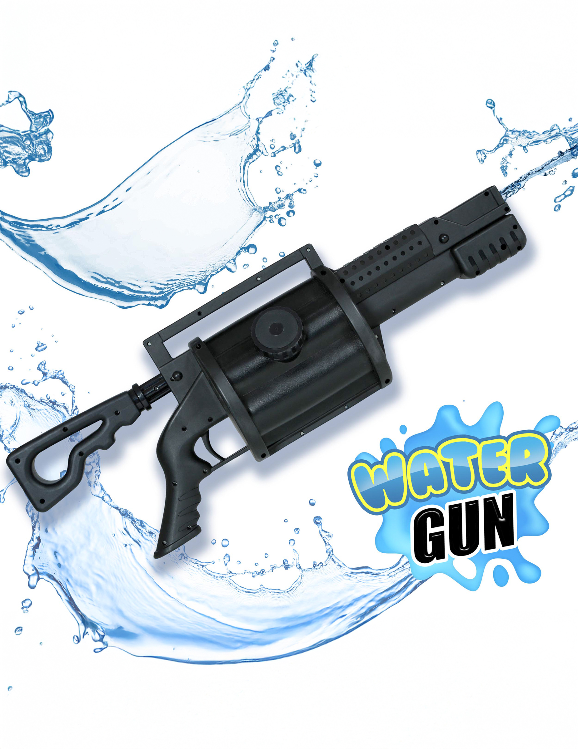 Schwarze Wasserpistole Schwarze Wasserpistole von FIESTAS GUIRCA, S.L.