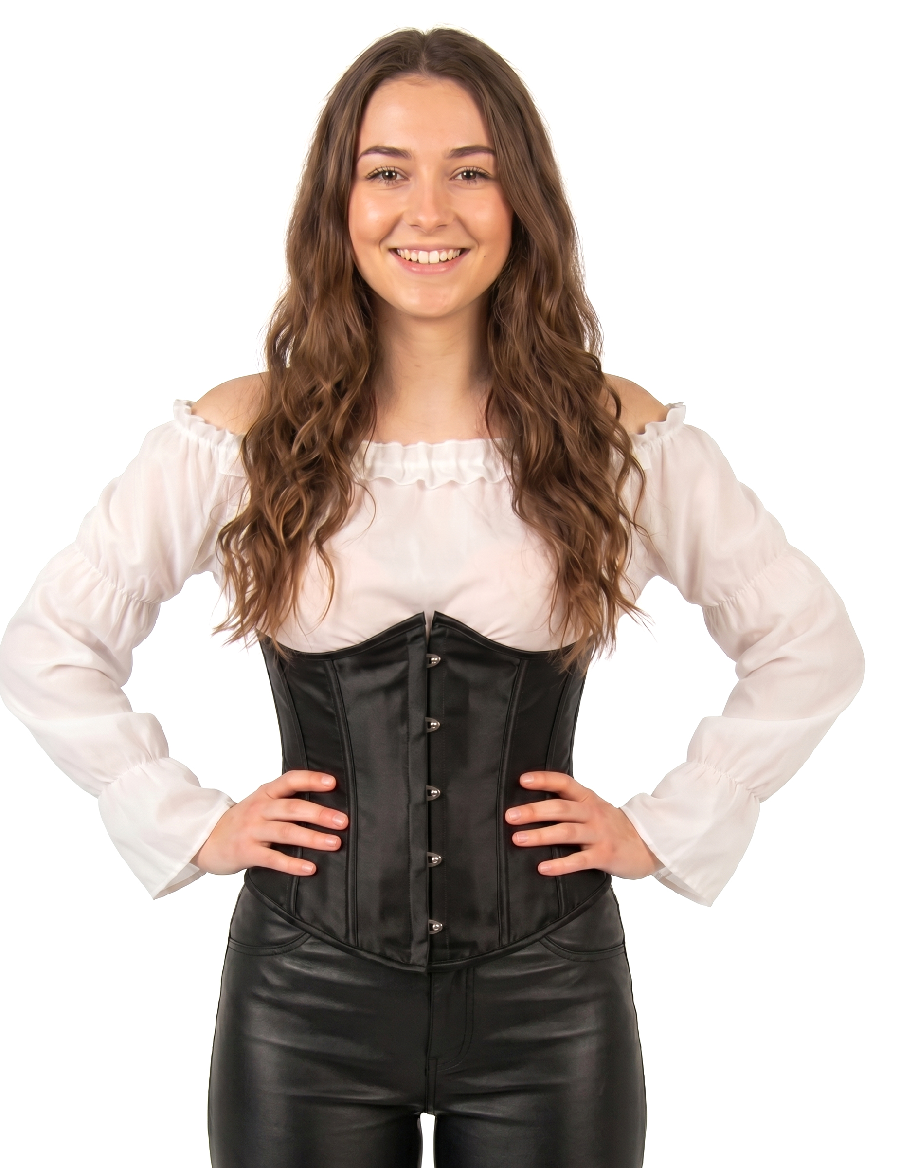 Schwarzes kurzes Korsett für Damen von FIESTAS GUIRCA, S.L.