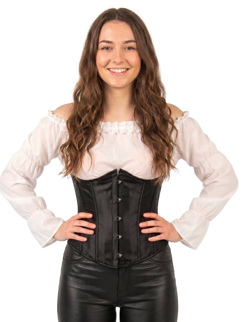 Schwarzes kurzes Korsett für Damen Schwarzes kurzes Korsett für Damen von FIESTAS GUIRCA, S.L.