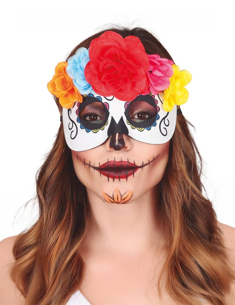 Tag der Toten Halbmaske für Erwachsene Halloween Tag der Toten Halbmaske für Erwachsene Halloween von FIESTAS GUIRCA, S.L.