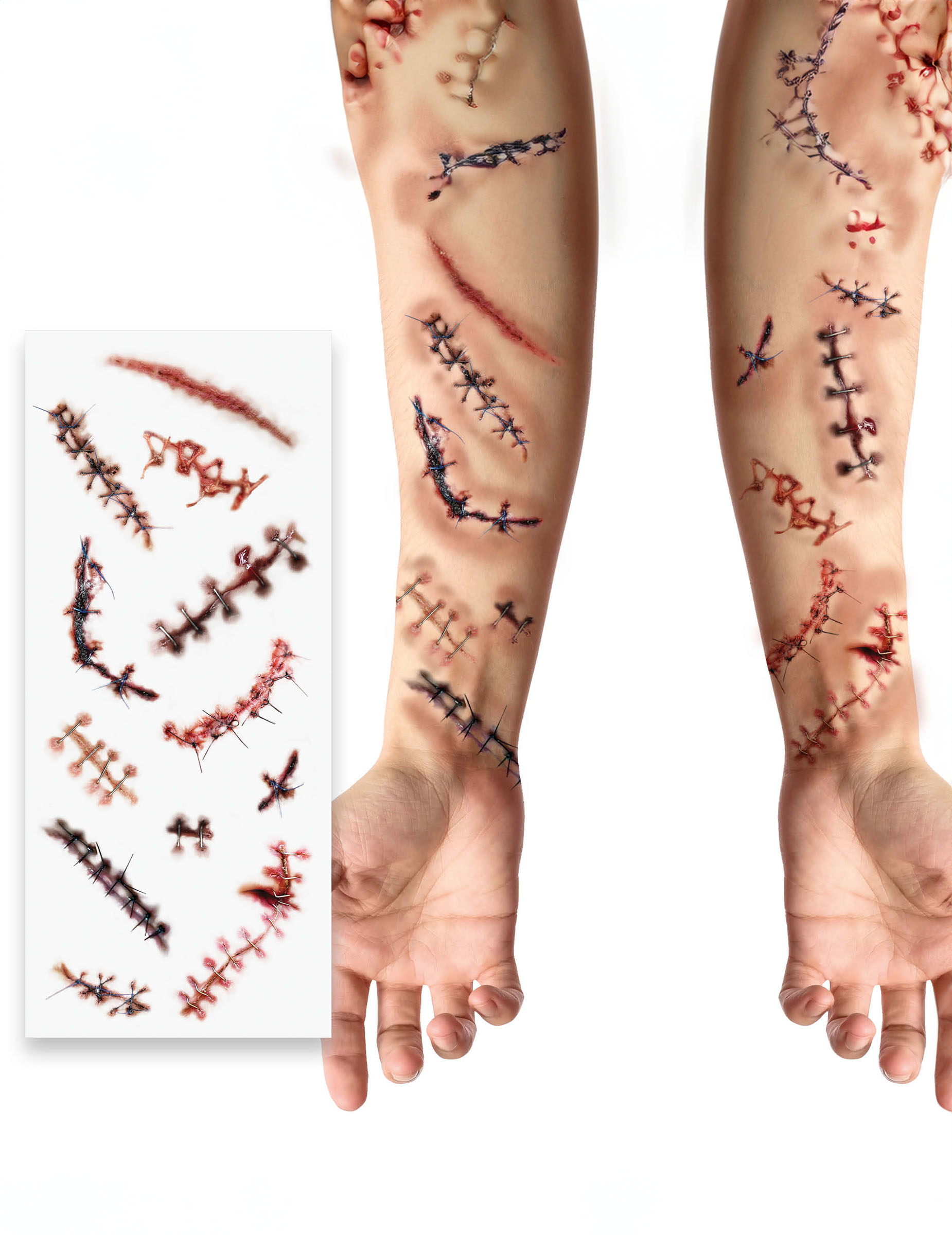 Tattoo Bogen mit Zombie Wunden und Narben von FIESTAS GUIRCA, S.L.