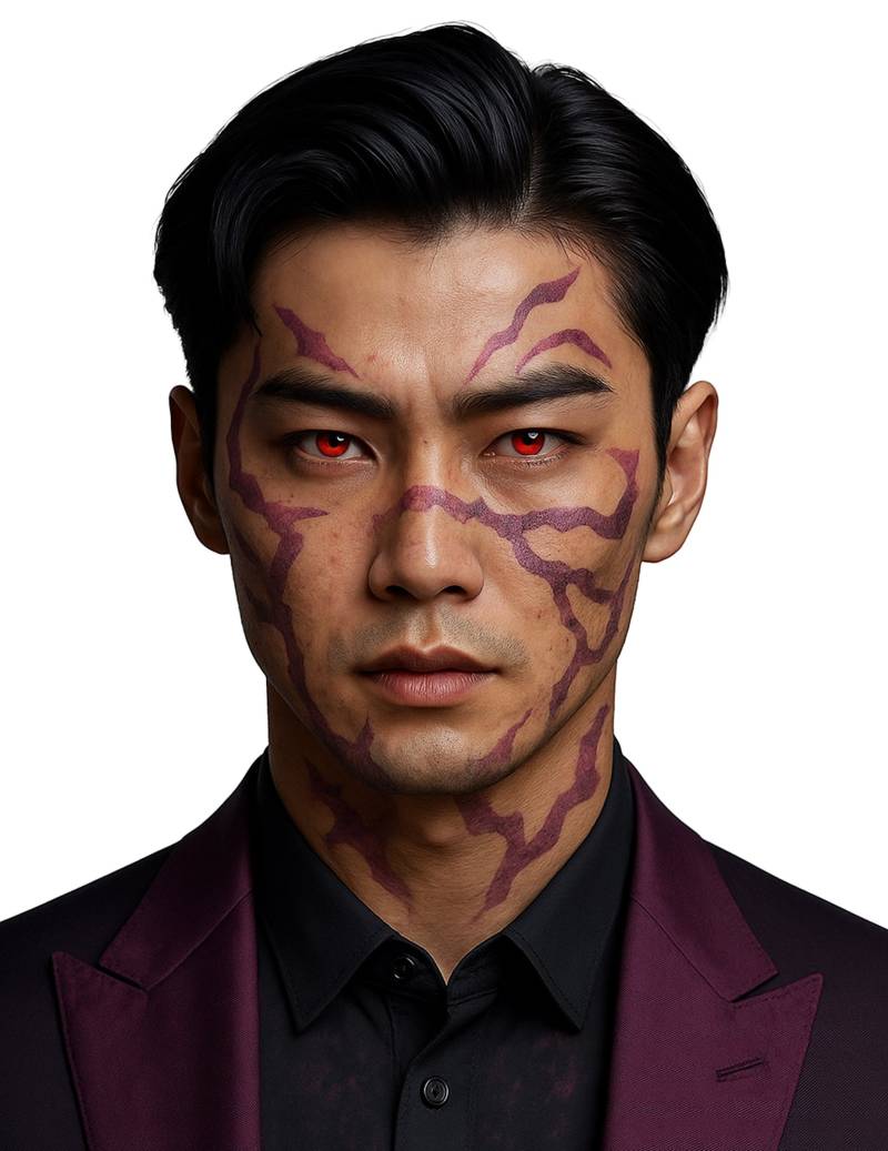 Tattoos violette Dämonenmale von FIESTAS GUIRCA, S.L.