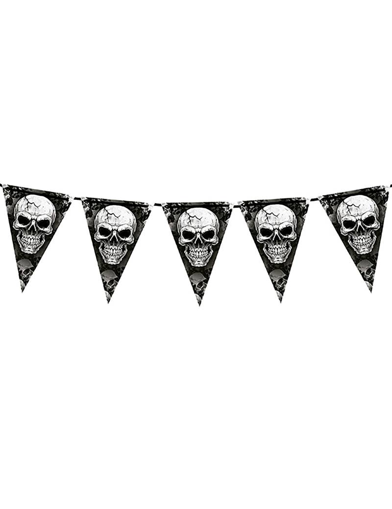 Totenkopf-Girlande Raumdeko 3m von FIESTAS GUIRCA, S.L.
