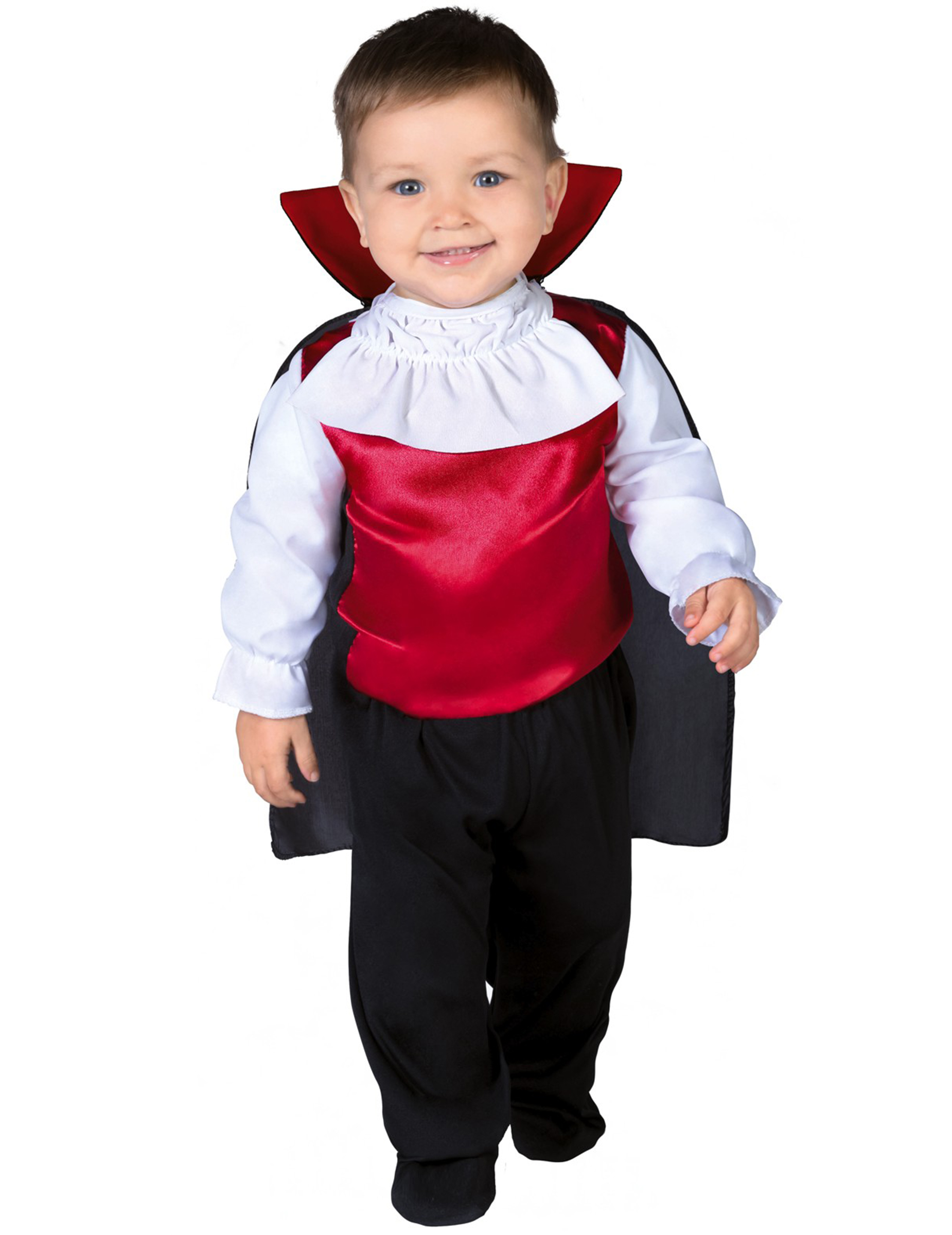 Vampirkostüm für Babys 3-teilig rot-schwarz von FIESTAS GUIRCA, S.L.