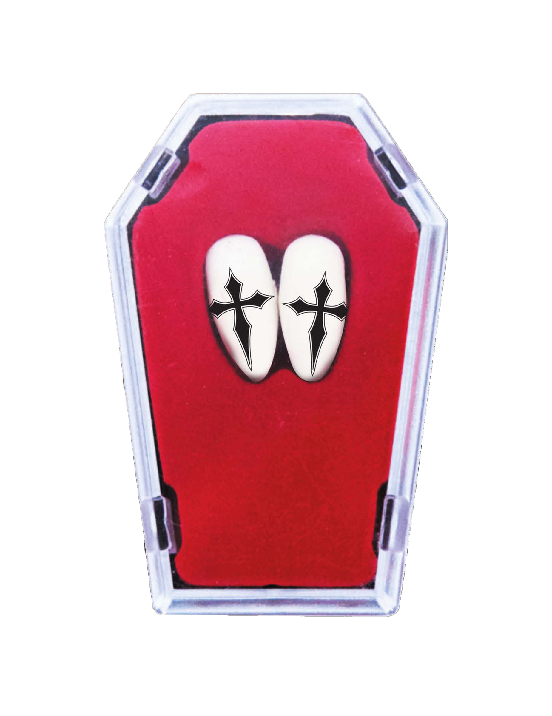 Vampirzähne mit Gothic Kreuzen Vampirzähne mit Gothic Kreuzen von FIESTAS GUIRCA, S.L.