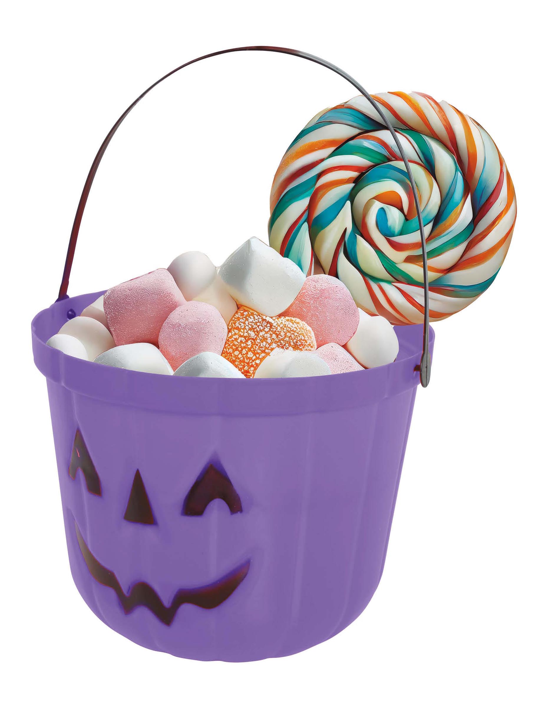 Violetter Bonbon Kürbis Eimer Violetter Bonbon Kürbis Eimer von FIESTAS GUIRCA, S.L.