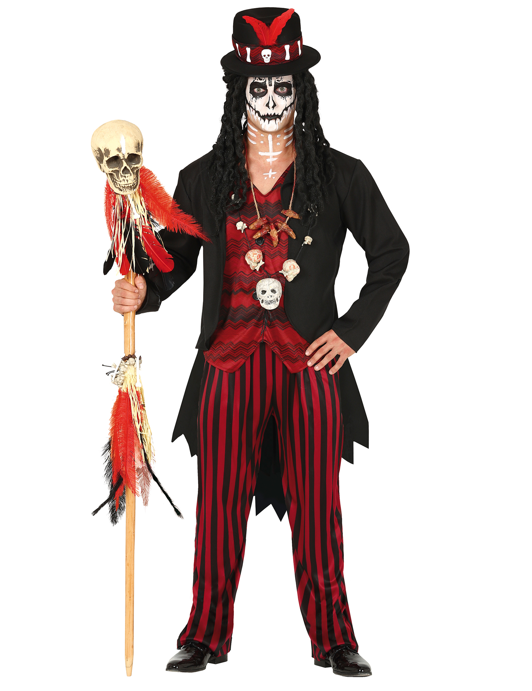 Voodoo Priester Kostüm Jugendliche Voodoo Priester Kostüm Jugendliche von FIESTAS GUIRCA, S.L.
