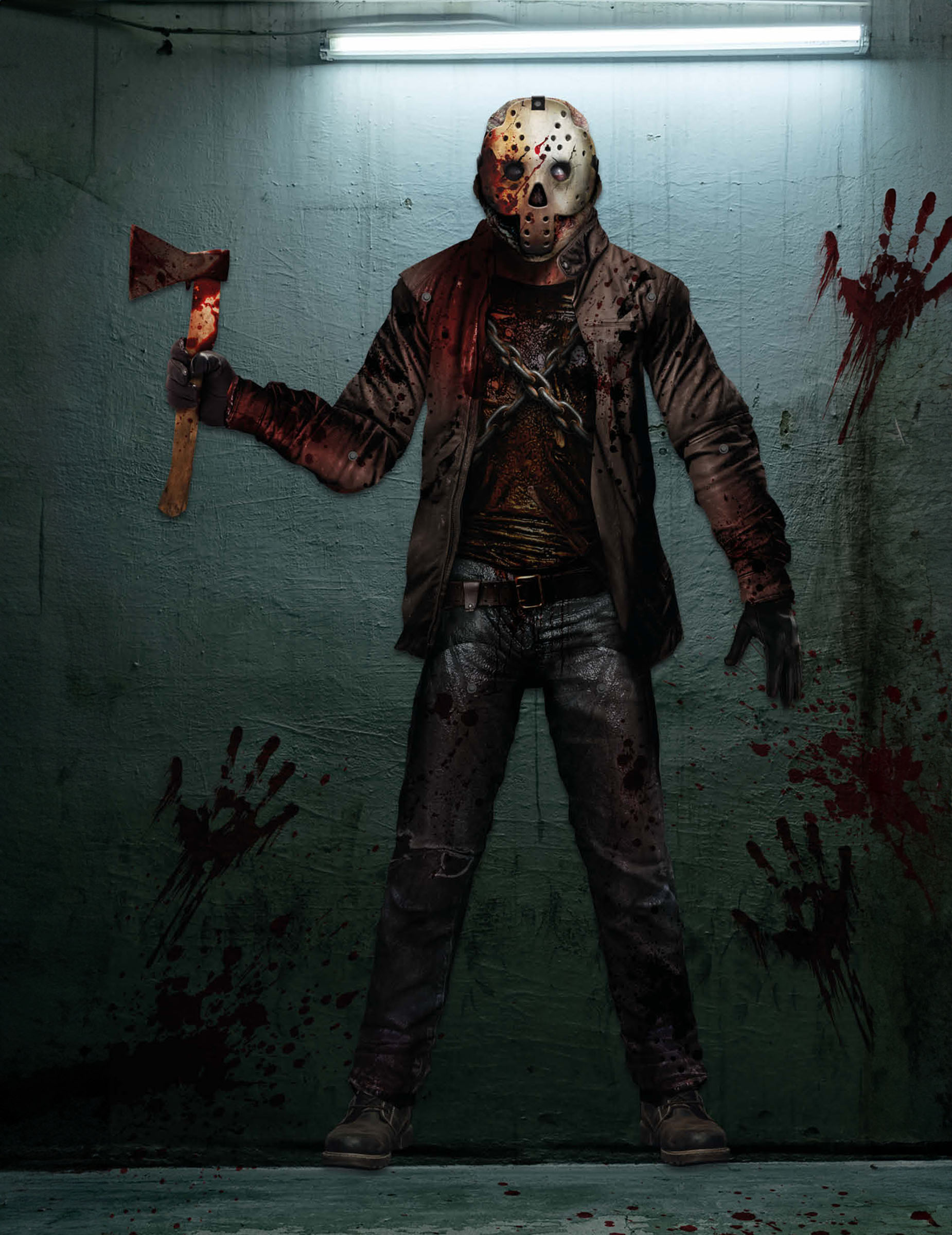 Wandbild Serienmörder Halloween 180 cm von FIESTAS GUIRCA, S.L.