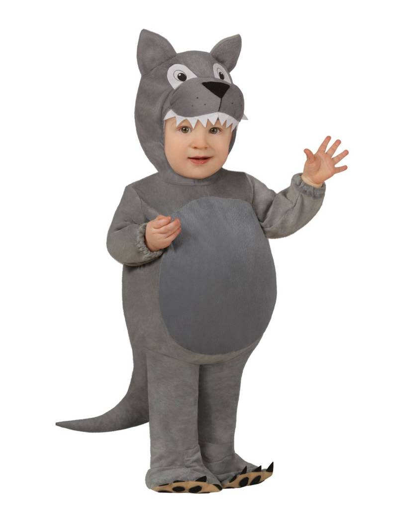 Wolfskostüm für Babys Tierkostüm für Karneval grau von FIESTAS GUIRCA, S.L.