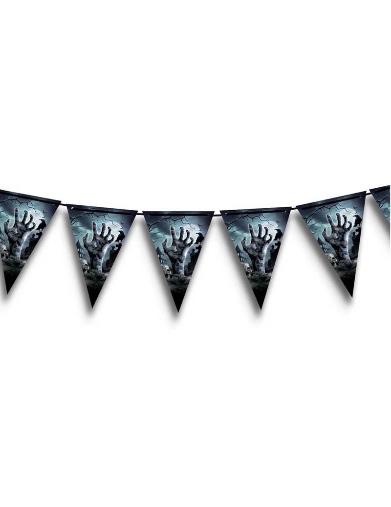 Zombiehand Wimpelgirlande Halloween 300 cm von FIESTAS GUIRCA, S.L.