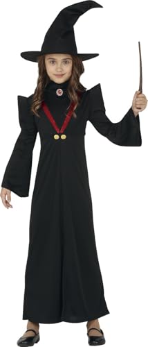 FFIESTAS GUIRCA Magische Zauber Meisterin - Mädchen Kostüm - Alter 5-6 Ja. - inkl. schwarzes Zauber Hut, elegante schwarze Magier Robe - Für Karneval, Fasching, Halloween FFIESTAS GUIRCA Magische Zauber Meisterin - Mädchen Kostüm - Alter 5-6 Ja. - inkl. schwarzes Zauber Hut, elegante schwarze Magier Robe - Für Karneval, Fasching, Halloween von Fiestas Guirca