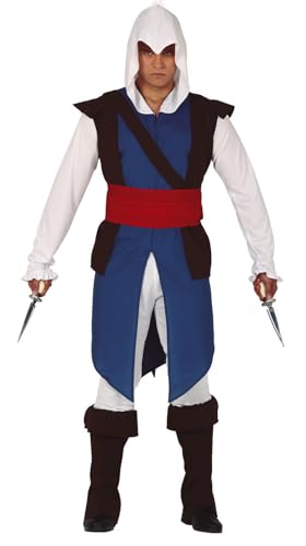 FIESTAS GUIRCA, S.L. Assassin Blau Söldner Kostüm für Erwachsene L FIESTAS GUIRCA, S.L. Assassin Blau Söldner Kostüm für Erwachsene L von FIESTAS GUIRCA