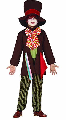 FIESTAS GUIRCA Hutmacher Crazy Kostüm für Jungen M-(7/9 Jahre) von Fiestas GUiRCA