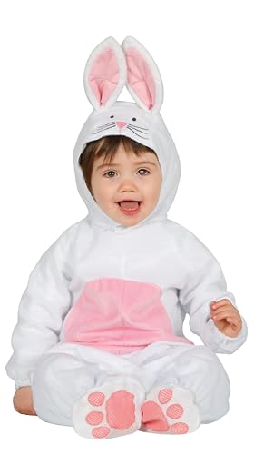 FIESTAS GUIRCA 85981.0 Kostüm Kaninchen Baby, Unisex-Kinder, Cartoon, weiß, 12-18 messes FIESTAS GUIRCA 85981.0 Kostüm Kaninchen Baby, Unisex-Kinder, Cartoon, weiß, 12-18 messes von FIESTAS GUIRCA