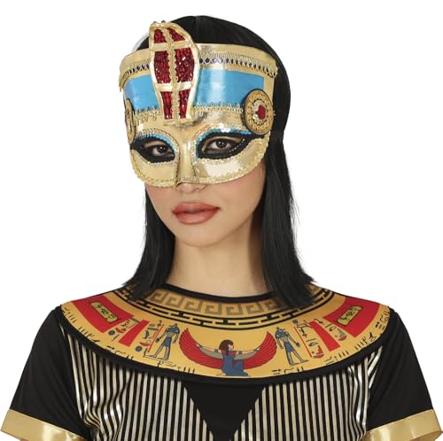 FIESTAS GUIRCA | Ägyptischer Pharao Masken (Einheitsgröße) - Maske für antikes Ägypten Kostüm - Ideal für Kostümpartys, Karneval und Halloween - Unisex für Erwachsene von FIESTAS GUIRCA