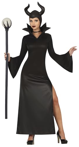 FIESTAS GUIRCA | Abnehmbarer Zauberstab mit Kristallkugel (100 cm) - Zubehör für Zauberer, Hexen und Magier Kostüme - Ideal für Halloween und Kostümpartys - Für alle Benutzer - Schwarz von FIESTAS GUIRCA