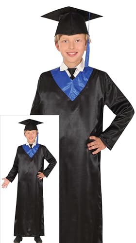 FIESTAS GUIRCA Absolventenkostüm für Kinder, Blau und Schwarz, Größe 5-6 Jahre FIESTAS GUIRCA Absolventenkostüm für Kinder, Blau und Schwarz, Größe 5-6 Jahre von FIESTAS GUIRCA