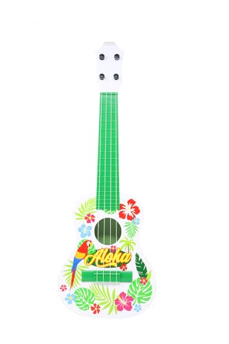 FIESTAS GUIRCA | Aloha Ukulele Multicolor (52 cm) - Spielzeugmusikinstrument für Hawaiianische Partys und Feiern - Kostümzubehör für Kinder und Erwachsene - Multicolor von FIESTAS GUIRCA