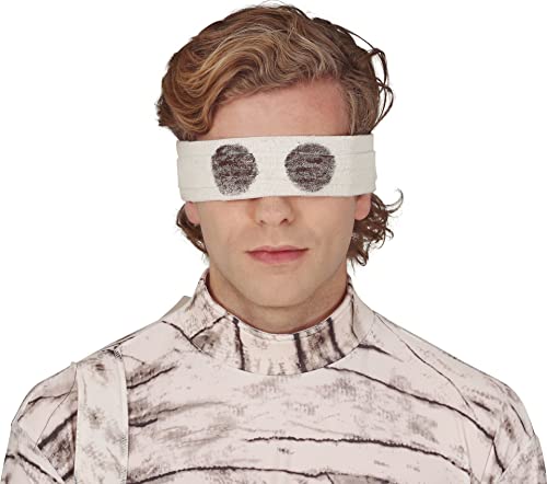 FIESTAS GUIRCA Augenbinde zum Durchsehen Mumien-Accessoire Weiss - Weiß von FIESTAS GUIRCA