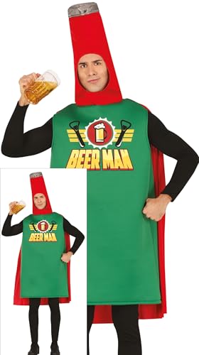 FIESTAS GUIRCA Beerman Karneval Kostüm Herren – Bierflasche Lustiges Herren Kostüm JGA – Alkohol Bier Junggesellenabschied Herren Kostüm Karneval Fasching Größe L FIESTAS GUIRCA Beerman Karneval Kostüm Herren – Bierflasche Lustiges Herren Kostüm JGA – Alkohol Bier Junggesellenabschied Herren Kostüm Karneval Fasching Größe L von FIESTAS GUIRCA