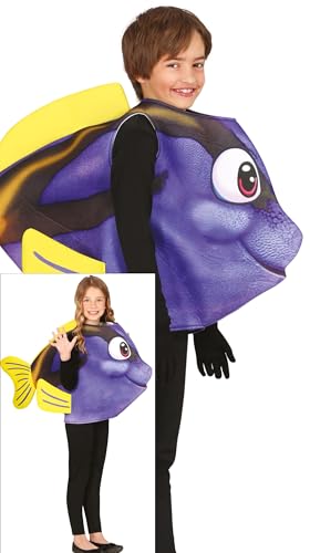 FIESTAS GUIRCA Bezaubernder Lila Fisch Karneval Kostüm Mädchen und Jungen – Blauer Paletten Doktorfisch Faschings Kostüm – Unterwasserwelt Tiere Karneval Kinder Kostüm Jungen und Mädchen 3-4 Jahre FIESTAS GUIRCA Bezaubernder Lila Fisch Karneval Kostüm Mädchen und Jungen – Blauer Paletten Doktorfisch Faschings Kostüm – Unterwasserwelt Tiere Karneval Kinder Kostüm Jungen und Mädchen 3-4 Jahre von FIESTAS GUIRCA