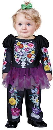 FIESTAS GUIRCA Blumen Skelett Kostüm für Baby Mädchen – Halloween Kostüm Baby Mädchen 12-18 Monate FIESTAS GUIRCA Blumen Skelett Kostüm für Baby Mädchen – Halloween Kostüm Baby Mädchen 12-18 Monate von FIESTAS GUIRCA
