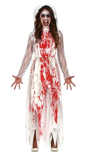 FIESTAS GUIRCA Blutige Horror Braut Halloween Kostüm Teenager Mädchen – Haarreif mit Schleier und Blutiges Brautkleid – Mädchen Halloween Kostüm Teens 14-16 Jahre FIESTAS GUIRCA Blutige Horror Braut Halloween Kostüm Teenager Mädchen – Haarreif mit Schleier und Blutiges Brautkleid – Mädchen Halloween Kostüm Teens 14-16 Jahre von FIESTAS GUIRCA