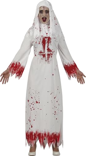 FIESTAS GUIRCA Blutiges Nonnen-Kostüm für Damen Halloween-Kostüm Weiss-rot FIESTAS GUIRCA Blutiges Nonnen-Kostüm für Damen Halloween-Kostüm Weiss-rot von FIESTAS GUIRCA