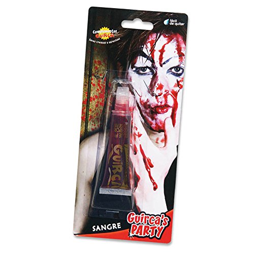 FIESTAS GUIRCA | Bluttube (20 ml) - Halloween-Make up, Karneval und Themenpartys - Kostümzubehör für Spezialeffekte, Horror und Grusel - Ideal für Erwachsene und Kinder - Rot von FIESTAS GUIRCA