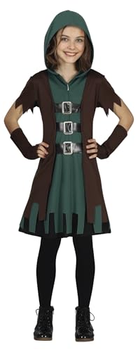 FIESTAS GUIRCA Bogenschütze Mädchen Kostüm – Grüne Heldin Outfit mit Kleid, Kapuze und Weste für Mädchen von 10-12 Jahren FIESTAS GUIRCA Bogenschütze Mädchen Kostüm – Grüne Heldin Outfit mit Kleid, Kapuze und Weste für Mädchen von 10-12 Jahren von FIESTAS GUIRCA