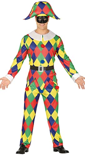 FIESTAS GUIRCA Buntes Harlekin Kostüm für Herren FIESTAS GUIRCA Buntes Harlekin Kostüm für Herren von FIESTAS GUIRCA