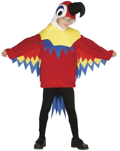 FIESTAS GUIRCA Buntes Papagei Kostüm Kinder inkl. Papagei Flügel - Alter 7-9 Jahre - Tropischer Vogel Kostüm Kinder Papagei Jungen u. Mädchen - Tierkostüm für Karneval, Fasching, Tukan Verkleidung FIESTAS GUIRCA Buntes Papagei Kostüm Kinder inkl. Papagei Flügel - Alter 7-9 Jahre - Tropischer Vogel Kostüm Kinder Papagei Jungen u. Mädchen - Tierkostüm für Karneval, Fasching, Tukan Verkleidung von FIESTAS GUIRCA