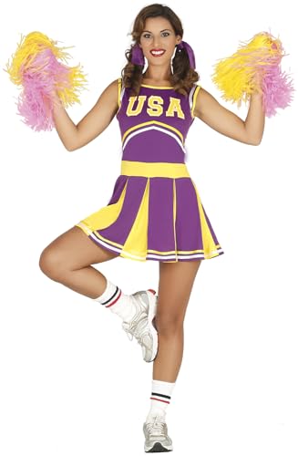 FIESTAS GUIRCA Cheerleader Kostüm lila für Damen FIESTAS GUIRCA Cheerleader Kostüm lila für Damen von FIESTAS GUIRCA