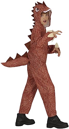 FIESTAS GUIRCA Dinosaurier Faschings Kostüm Kinder Jungen – Brauner Dino Karneval Kinder Kostüm Jungen 3-4 Jahre von FIESTAS GUIRCA