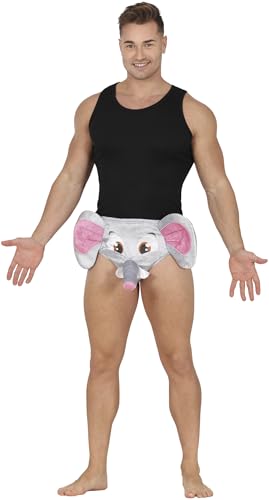 FIESTAS GUIRCA | Elefant Slip - Lustige Unterhose für Junggesellenabschied und Partys - Kostümzubehör für Bachelor Party und Feiern - Für Erwachsene - Grau FIESTAS GUIRCA | Elefant Slip - Lustige Unterhose für Junggesellenabschied und Partys - Kostümzubehör für Bachelor Party und Feiern - Für Erwachsene - Grau von FIESTAS GUIRCA