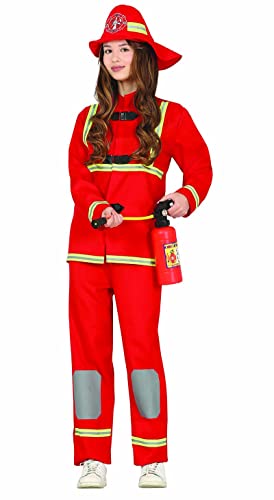 FIESTAS GUIRCA Feuerwehr Kostüm Kinder u. Teenagers - Alter Jungen Mädchen 14-16 Jahre - Kostüm Feuerwehrmann Kinder - Rotes Feuerwehr Anzug Feuerwehrfrau Kostüm Karneval, Fasching Kostüm Kinder FIESTAS GUIRCA Feuerwehr Kostüm Kinder u. Teenagers - Alter Jungen Mädchen 14-16 Jahre - Kostüm Feuerwehrmann Kinder - Rotes Feuerwehr Anzug Feuerwehrfrau Kostüm Karneval, Fasching Kostüm Kinder von FIESTAS GUIRCA