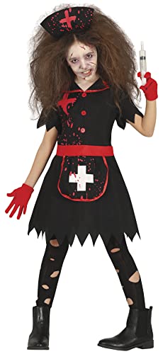 FIESTAS GUIRCA Finstere Vintage Krankenschwester Kostüm – Blutige Zombie Krankenschwester Uniform – Halloween Kinder Kostüm für Mädchen von 10-12 Jahren FIESTAS GUIRCA Finstere Vintage Krankenschwester Kostüm – Blutige Zombie Krankenschwester Uniform – Halloween Kinder Kostüm für Mädchen von 10-12 Jahren von FIESTAS GUIRCA
