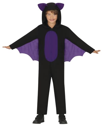 FIESTAS GUIRCA Fliegende Fledermaus Kostüm für Jungen - Kostüm für Kinder Halloween Schwarz-Violett FIESTAS GUIRCA Fliegende Fledermaus Kostüm für Jungen - Kostüm für Kinder Halloween Schwarz-Violett von FIESTAS GUIRCA