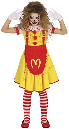 FIESTAS GUIRCA Fräulein McKiller Kostüm – Killer Clown mit Gelbem Kleid – Halloween Kinder Kostüm für Mädchen von 10-12 Jahren FIESTAS GUIRCA Fräulein McKiller Kostüm – Killer Clown mit Gelbem Kleid – Halloween Kinder Kostüm für Mädchen von 10-12 Jahren von FIESTAS GUIRCA