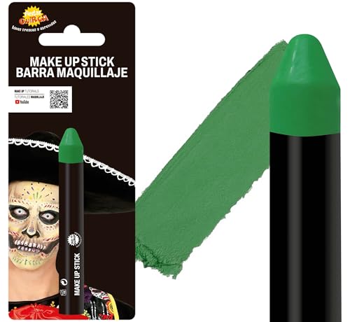 FIESTAS GUIRCA GUI15222 - Blister Pack: Make-up Stick, 14x90. dunkelgrün von FIESTAS GUIRCA