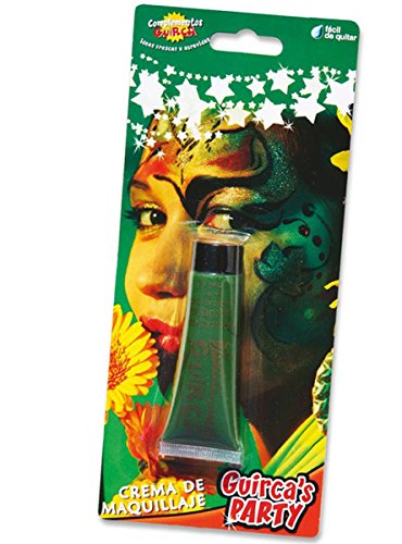 Guirca Fiestas GUI15447 - Blister Pack: Make-Up Tube, 20 cc, grün von FIESTAS GUIRCA