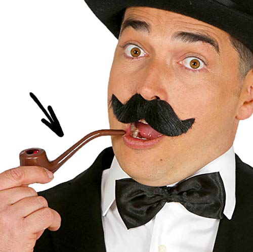 FIESTAS GUIRCA | Spielzeug Pfeife (12 cm) - Kostümzubehör für Themenpartys des 19. Jahrhunderts und historische Feiern - Ideal für Karneval und Halloween - Für alle Nutzer - Braun von FIESTAS GUIRCA