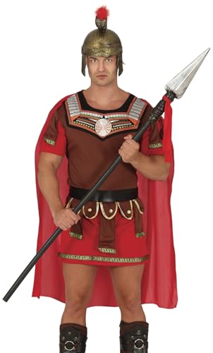 FIESTAS GUIRCA | Zerlegbare Lanze 5 Teile (150 cm) - Spielzeugwaffe für Römer-, Griechen- und Mittelalterkostüme - Zubehör für Partys und Karneval - Für alle Benutzer - Braun Silber von FIESTAS GUIRCA