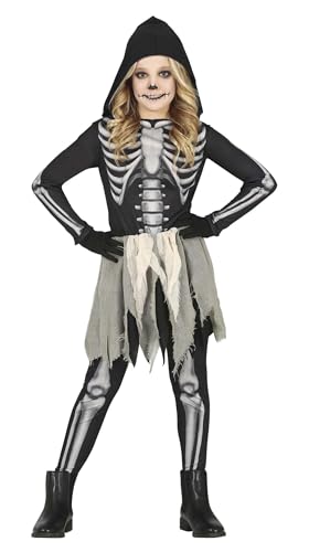 FIESTAS GUIRCA Geister Piratin Kostüm für Mädchen - Skelett Outfit Halloween Kinder 10–12 Jahre FIESTAS GUIRCA Geister Piratin Kostüm für Mädchen - Skelett Outfit Halloween Kinder 10–12 Jahre von FIESTAS GUIRCA